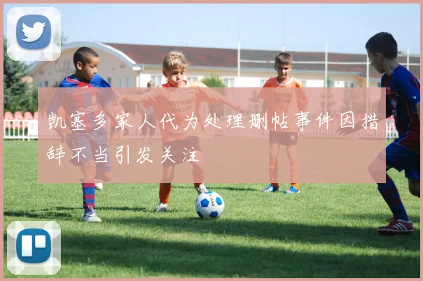 凯塞多家人代为处理删帖事件因措辞不当引发关注
